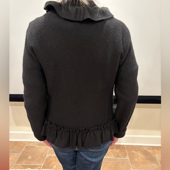 Black RuffleCardigan - Picture 8 of 9